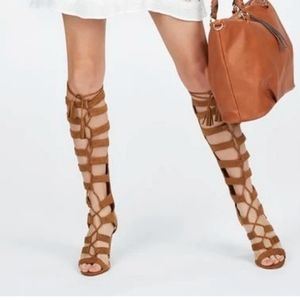 New Suede Gladiator Sandal Boot